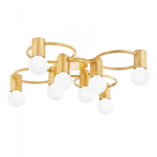 8 LIGHT SEMI FLUSH