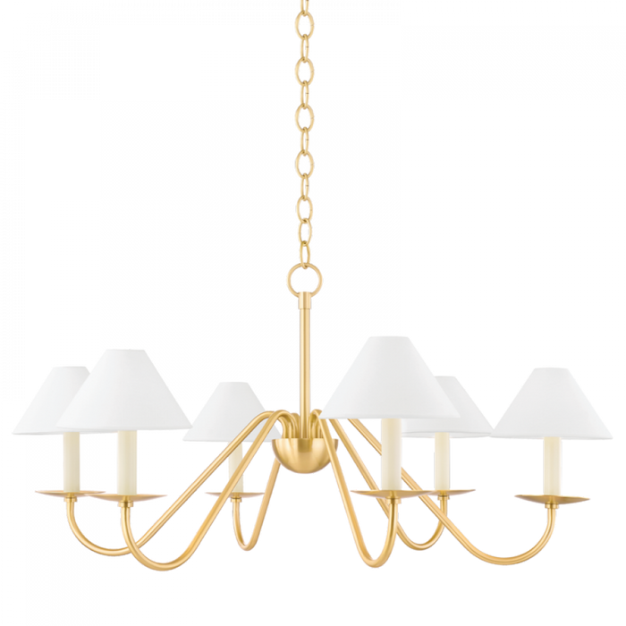 6 LIGHT CHANDELIER