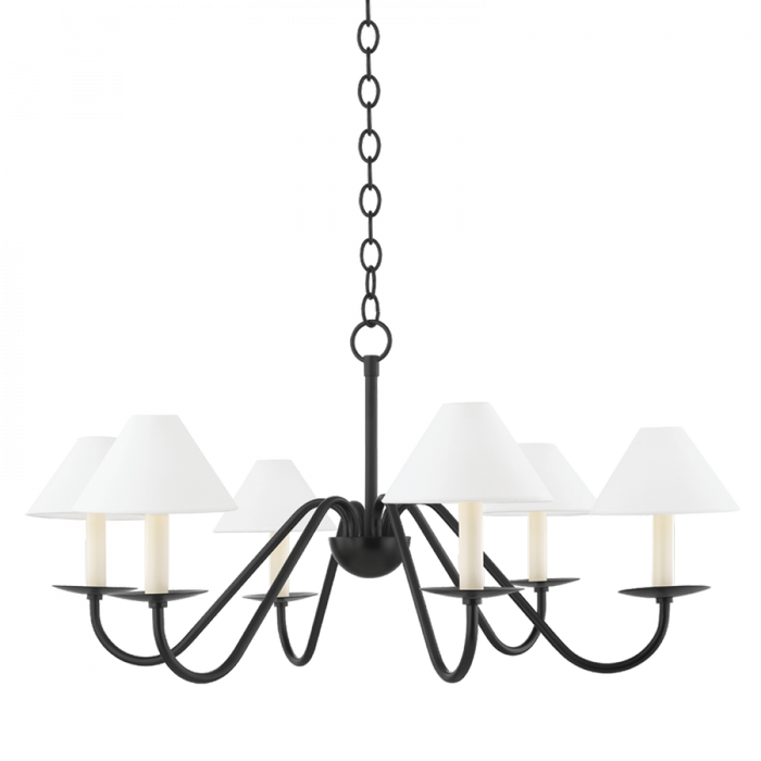 6 LIGHT CHANDELIER