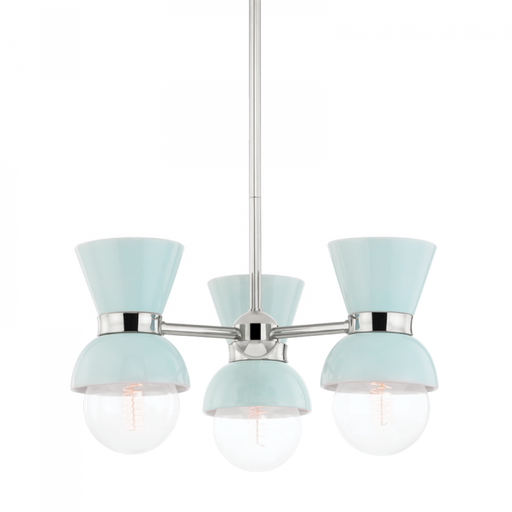 3 LIGHT SEMI FLUSH MOUNT