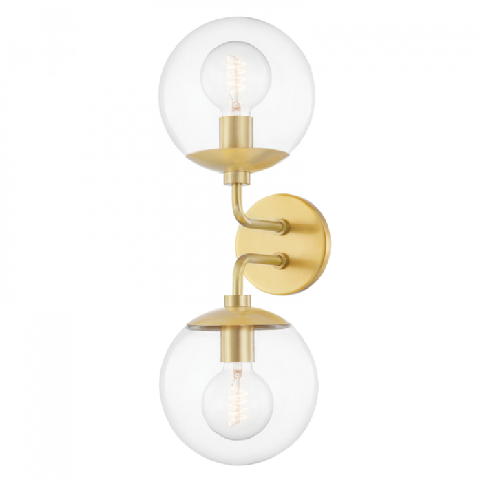 2 LIGHT WALL SCONCE