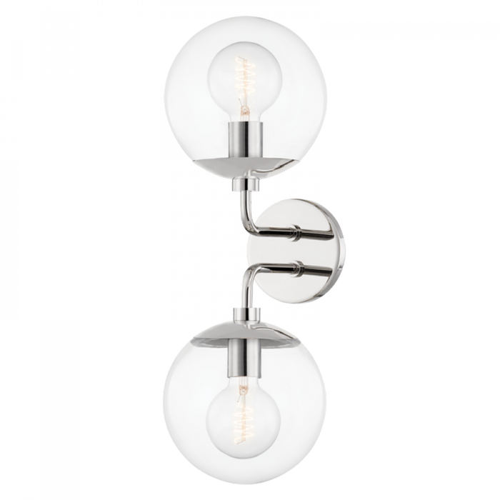 2 LIGHT WALL SCONCE