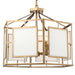 Libby Langdon For Crystorama Hillcrest 6 Light Vibrant Gold Chandelier