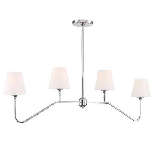 Keenan 4 Light Polished Nickel Chandelier