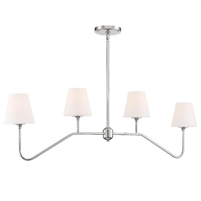 Keenan 4 Light Polished Nickel Chandelier