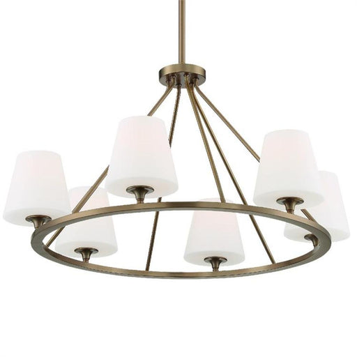 Keenan 6 Light Vibrant Gold Chandelier