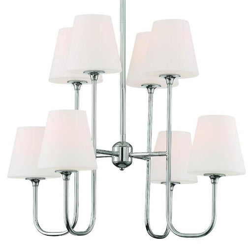 Keenan 8 Light Polished Nickel Chandelier