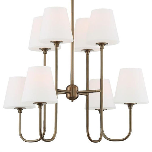 Keenan 8 Light Vibrant Gold Chandelier