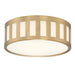 Kendal 3 Light Vibrant Gold Ceiling Mount