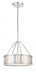 Kendal 3 Light Polished Nickel Pendant