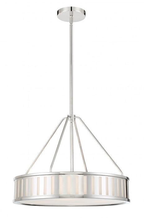 Kendal 4 Light Polished Nickel Pendant