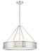 Kendal 6 Light Polished Nickel Pendant