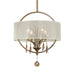 Uttermost Alenya 4 Light Fabric Drum Pendant