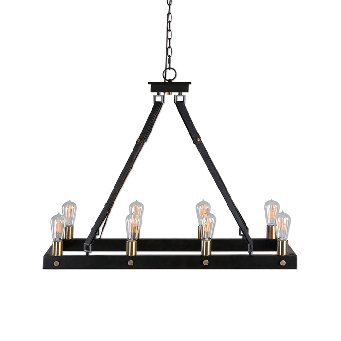 Uttermost Marlow 8 Light Rectangle Chandelier