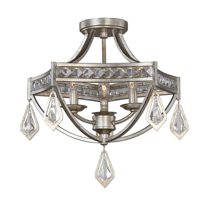 Uttermost Tamworth Modern 3 Light Semi Flush