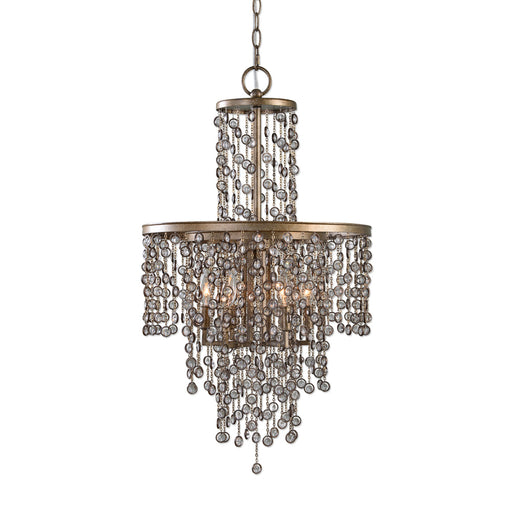 Uttermost Valka 6 Light Crystal Chandelier