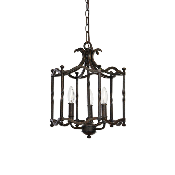 Uttermost Candela Old World 3 Light Pendant