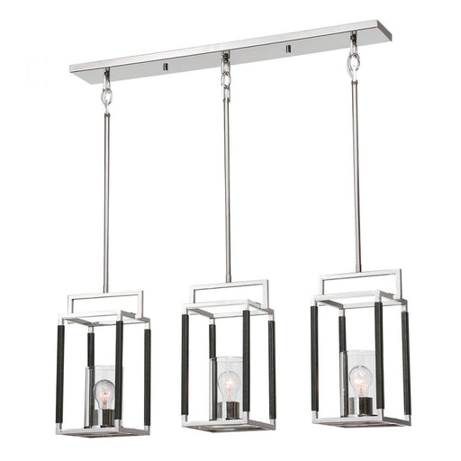 Uttermost Newburgh 3 Light Nickel Linear Pendant