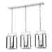 Uttermost Newburgh 3 Light Nickel Linear Pendant