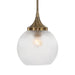 Uttermost Bolla 1 Light Pattern Glass Mini Pendant