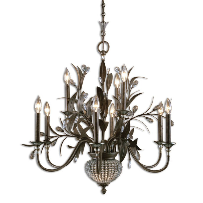 Uttermost Cristal De Lisbon 9+2 Light Chandelier