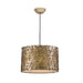 Uttermost Alita Champagne Metal Drum Pendant