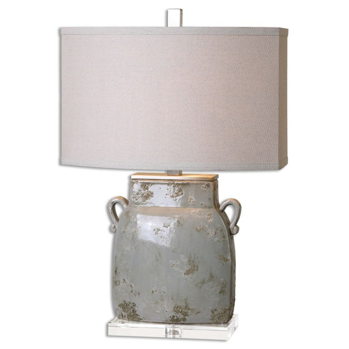 Uttermost Melizzano Ivory-Gray Table Lamp