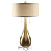 Uttermost Lagrima Brushed Brass Lamp