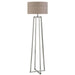 Uttermost Keokee Polished Nickel Floor Lamp