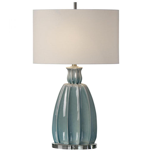 Uttermost Suzanette Sky Blue Ceramic Lamp