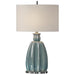Uttermost Suzanette Sky Blue Ceramic Lamp