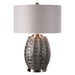 Uttermost Aura Ash Black Glaze Lamp