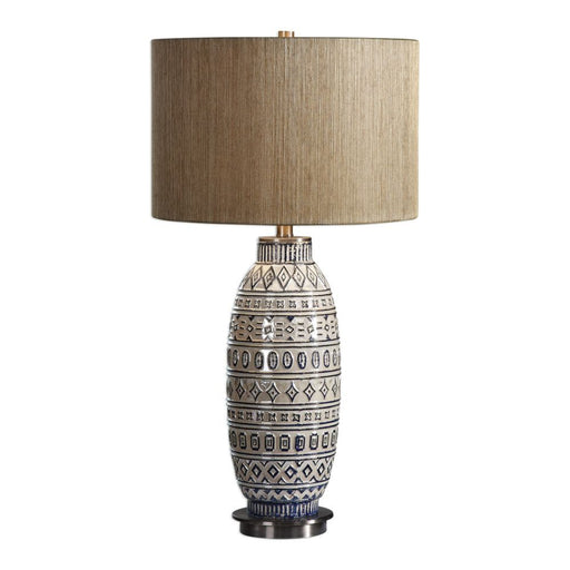 Uttermost Lokni Aged Ivory Table Lamp