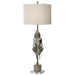 Uttermost Luma Metallic Silver Lamp
