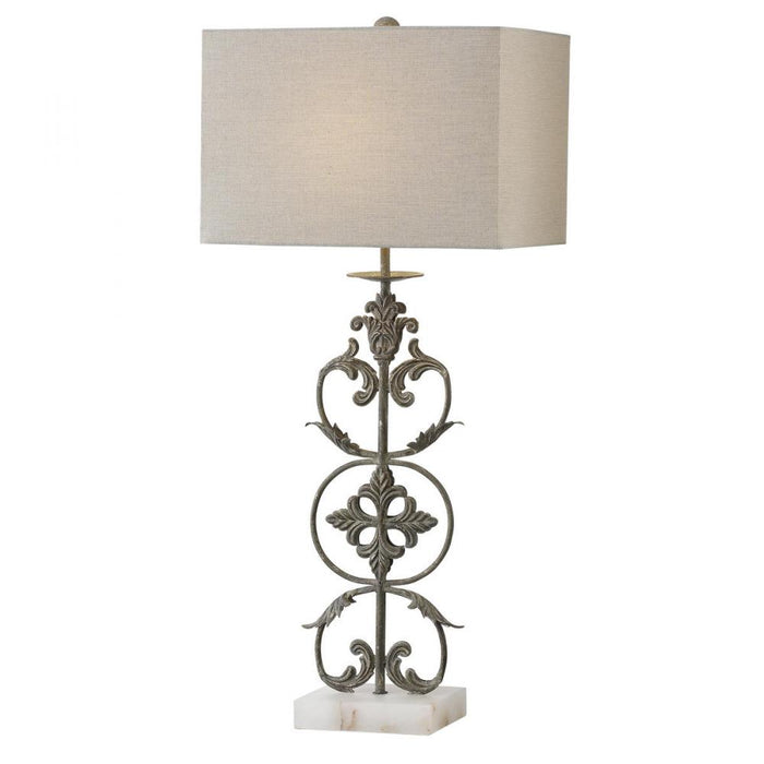 Uttermost Gerosa Aged Bronze Table Lamp