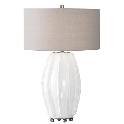 Uttermost Marazion Gloss White Lamp