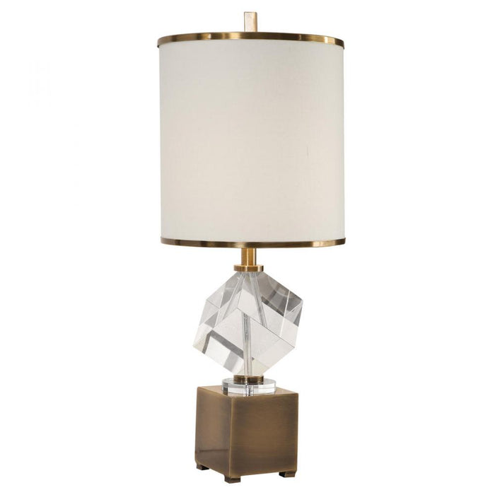 Uttermost Cristino Crystal Cube Lamp