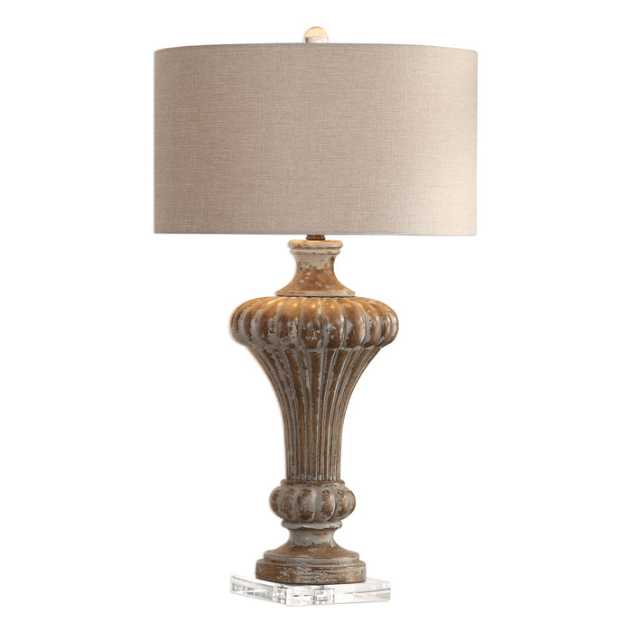 Uttermost Treneece Aged Pecan Lamp