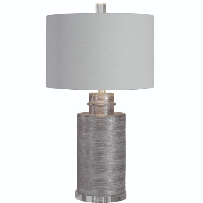 Uttermost Anitra Metallic Silver Table Lamp