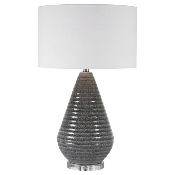 Uttermost Carden Smoke Gray Table Lamp