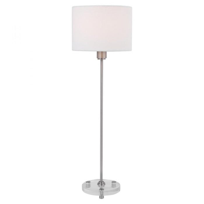 Uttermost Wick Nickel Buffet Lamp