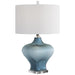 Uttermost Marjorie Frosted Turquoise Table Lamp
