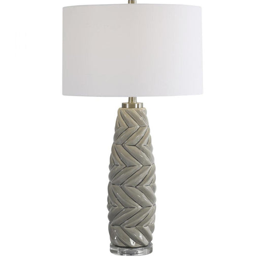 Uttermost Kari Light Gray Table Lamp