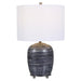 Uttermost Transpose Satin Black Table Lamp