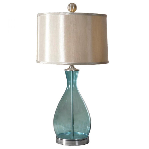 Uttermost Meena Blue Glass Table Lamp