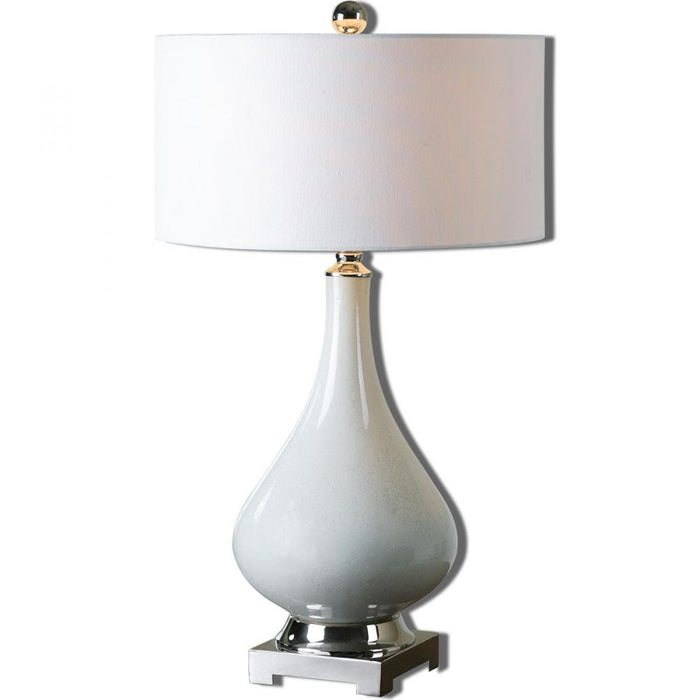 Uttermost Helton White Table Lamp