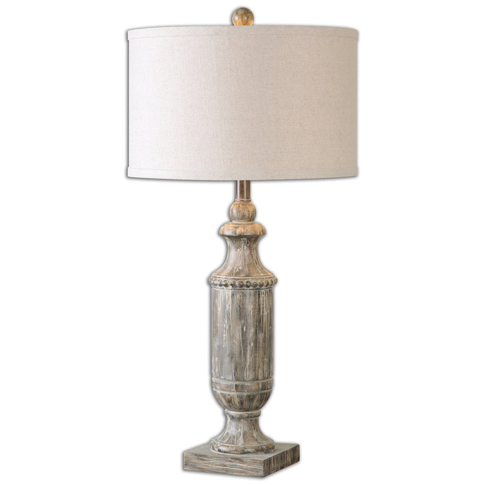 Uttermost Agliano Aged Dark Pecan Lamp