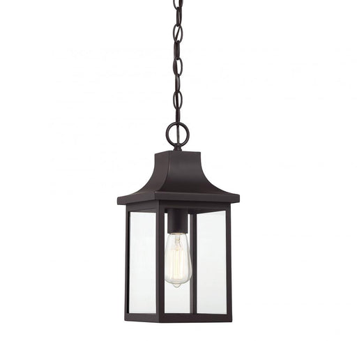 1-Light Outdoor Chandelier in Oil Rubbed Bronze