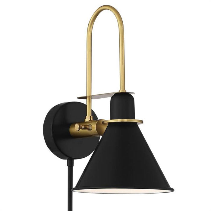 Medford 1 Light Matte Black Wall Mount