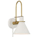 Medford 1 Light White Wall Mount